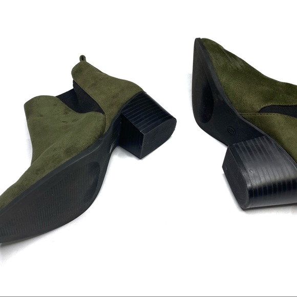 Charlotte Russe Olive Green Booties - Picture 2 of 6